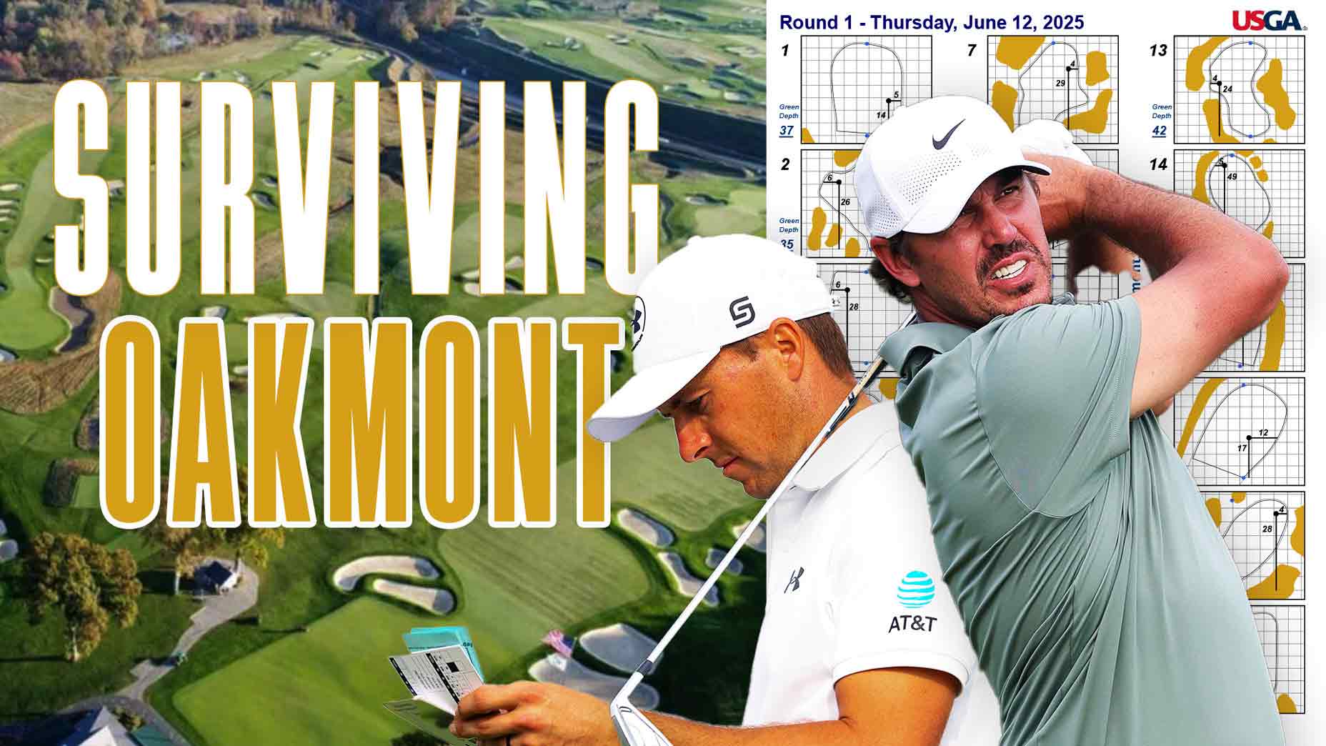 Oakmont showed plenty of teeth on Thursday at the U.S. Open.